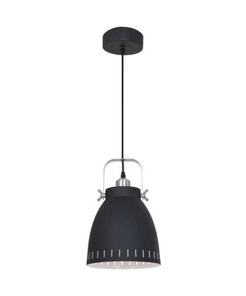 BOT LIGHTING SRL BTL4126225 SANSA PENDANT 1 X E27 MAX 40W NERO/ARGEN