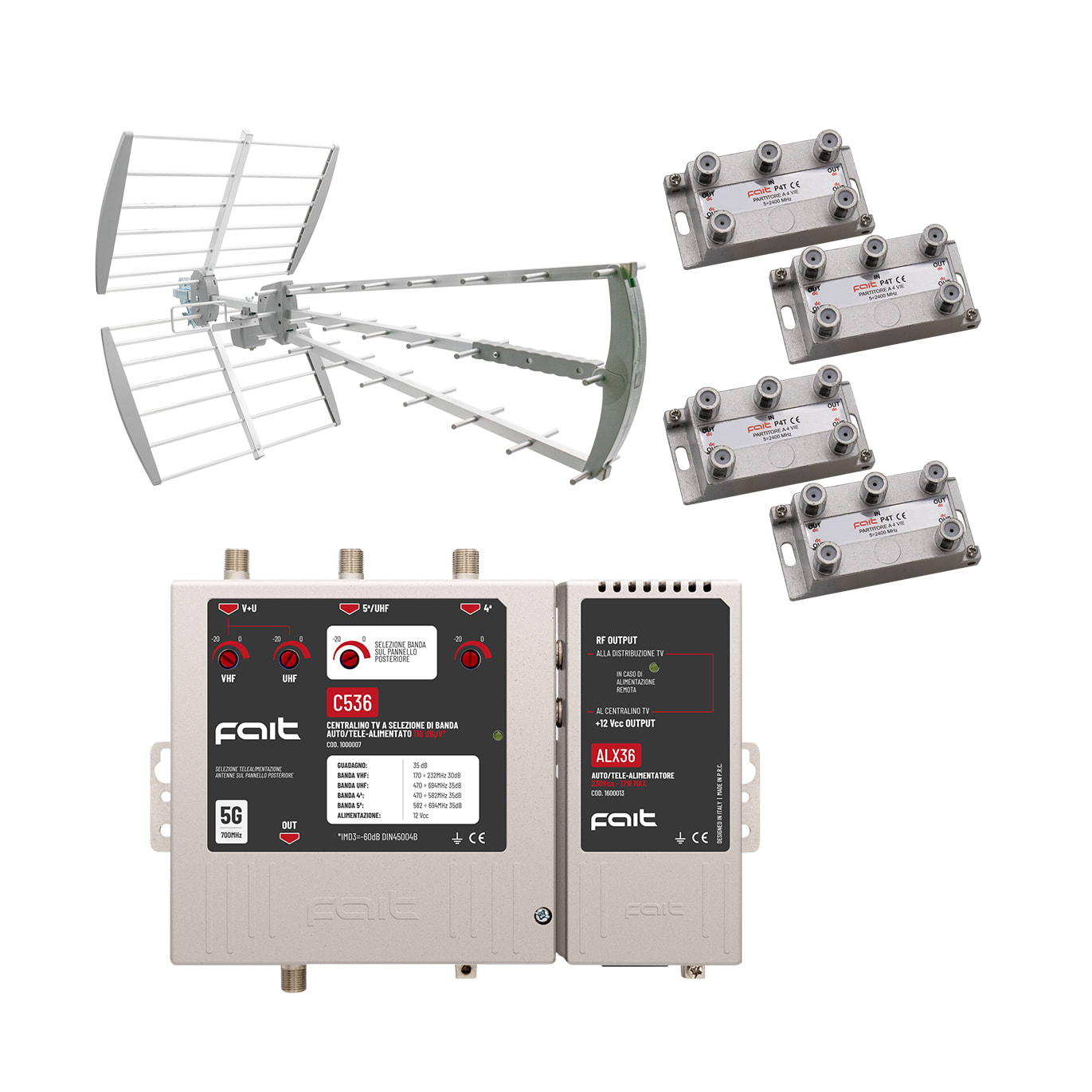 FAIT SRL - FIT8000001 BUNDLE INFINITY-KIT BASE IMPIANTO TV