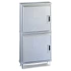 CONCHIGLIA - CON074105966 Serie BVT-BVN - Armadio in vetroresina a 2 vani, senza serratura, dim. 546 x 1460 x 308 mm (BxAxP)