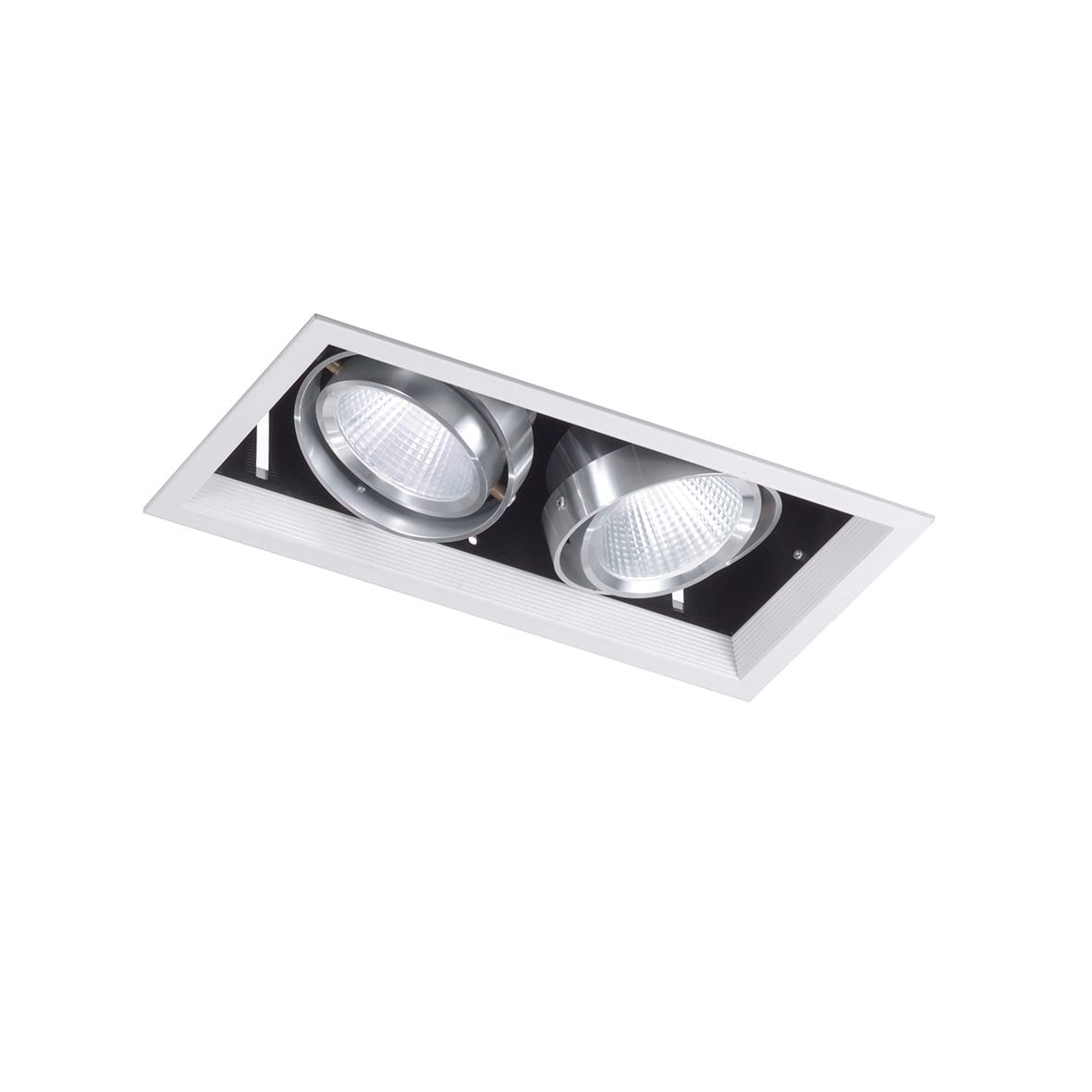 ROSSINI RSSBYT003 DOWNLIGHT QUADRATO DOPPIO BIANCO LED 14W