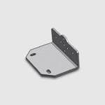 IGUZZINI ILLUMINAZI IGZ3.BZ62.015.0 STAFFA AD L ACC.X CORNICIONI 61X115 X
