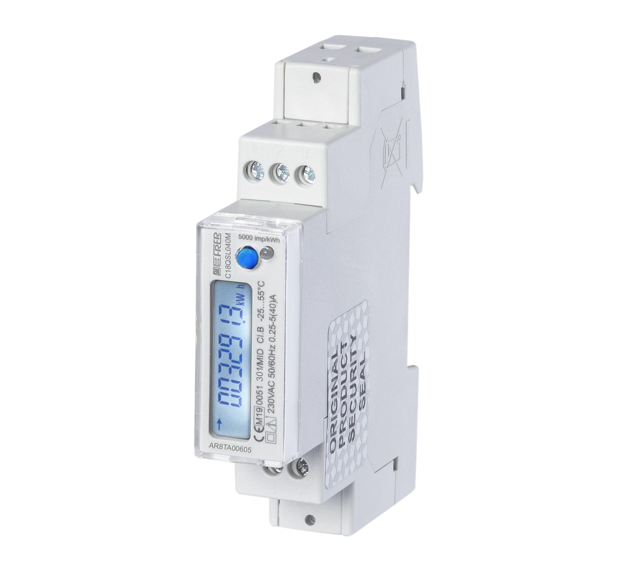 FRER SRL - FREC18QSL040XD3AI CONT.1MOD.LCD MONOFASE 230V 5(40)A MID