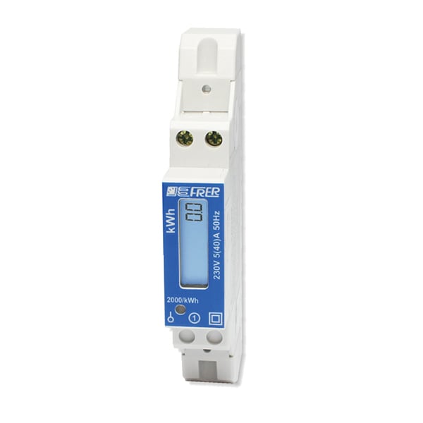 FRER SRL FREC18WS KWH 1DIN SINGLE-PHASE 5(40)A IMP