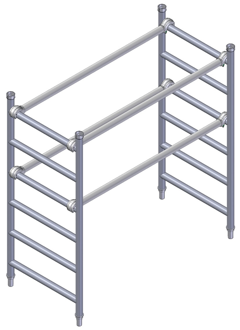 FACAL SRL - FAFC4-7515 PALCHETTO TERMINALE H. 1560-6 GRADINI C