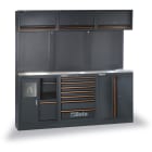 BM SPA BMM045000003 ARREDI PRO A-2MT PIANO INOX 3MOD+PENSILI