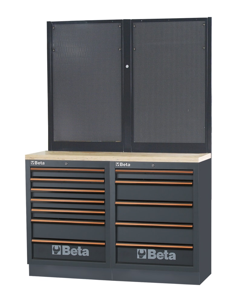 BM SPA BMM045000051 BANCHI PRO PIANI WOOD 1,3MT 2MOD+2PANNEL