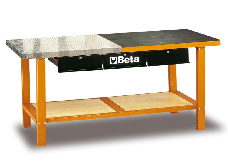 BM SPA BMM056000053 MAXI WORKBENCH PIANO ACCIAIO GREY C56M-G