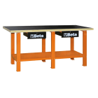 BM SPA - BMM056000252 BANCHI LAVORO PIANO LEGNO GREY W