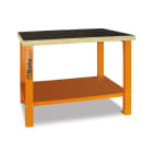 BM SPA - BMM058000401 BANCHI CON PIANO LEGNO 1,5MT ORANGE B-O