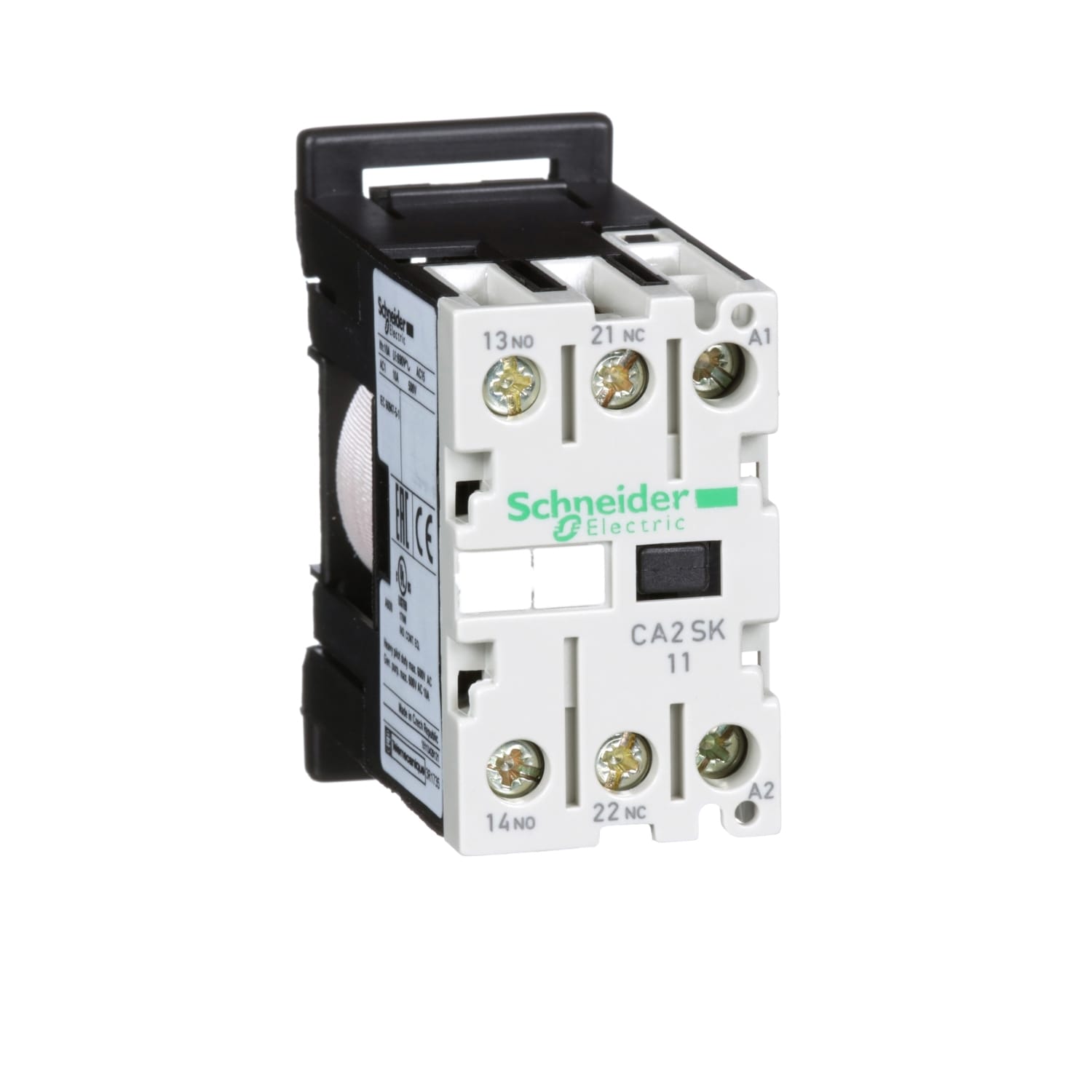 SCHNEIDER ELECTRIC - SNRCA2SK11G7 Contattore ausiliario TeSys SK - 1 NA + 1 NC - <= 690 V - 120 Vca