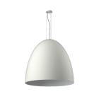 NOVALUX SPA - NOX111701.23 CALIMERO XL GRIGIO LIGHT L.3500 Ø750 7x E27 max 25W CAVI Sospensioni in Kevlar neri, Cavo alimentazione con protezione in treccia nera. Lunghezza rego