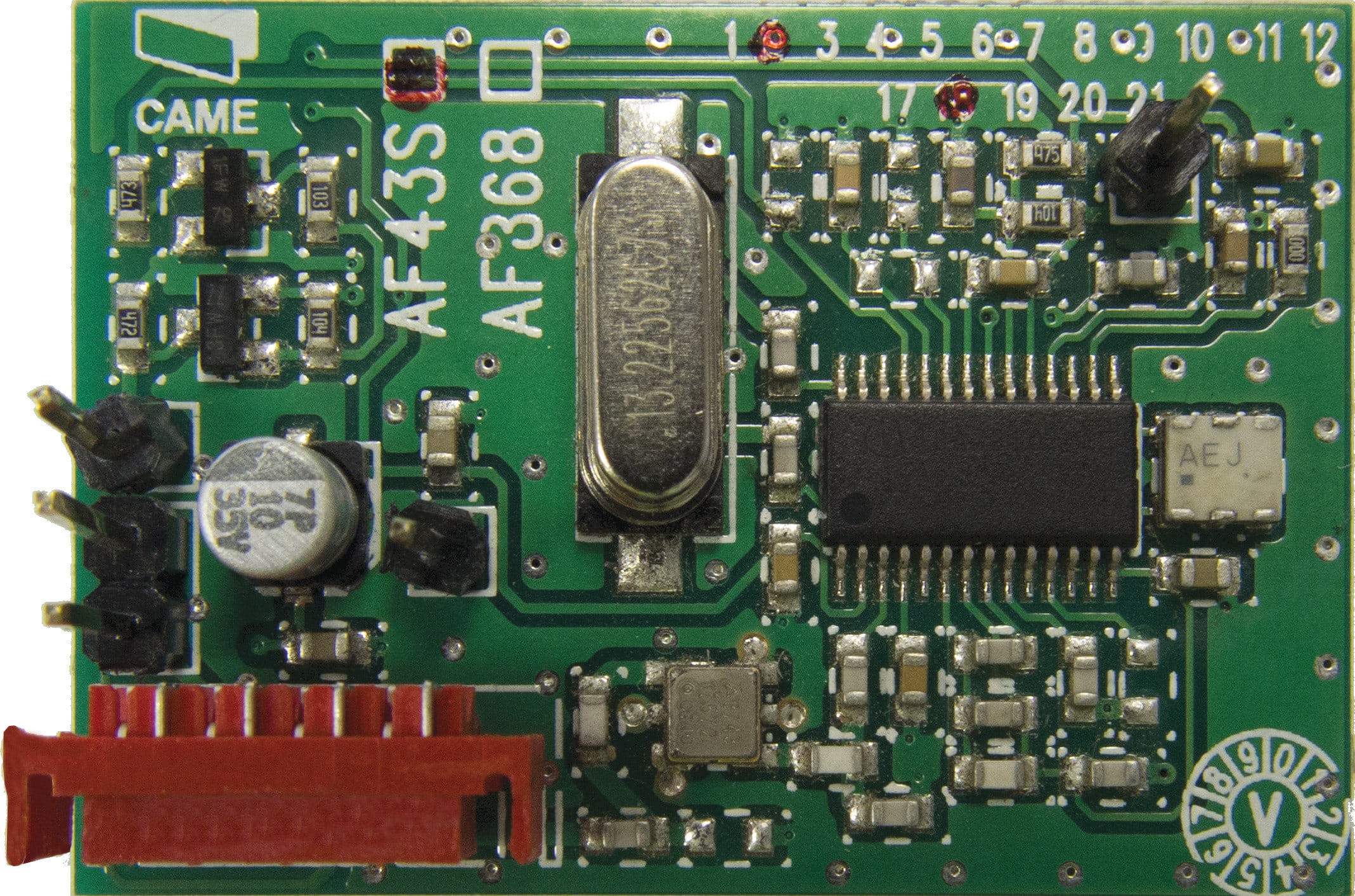 CAME SPA CMC001AF43S SCHEDA RADIOFREQUENZA 433,92 MHZ