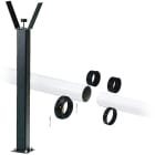 CAME SPA CMC001G0121 ASTA TUBOLARE IN ALL. E APPOGGIO FISSO