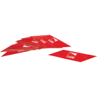 CAME SPA CMC001G0461 N. 24 STRISCE ROSSE RIFRANGENTI ADESIVE