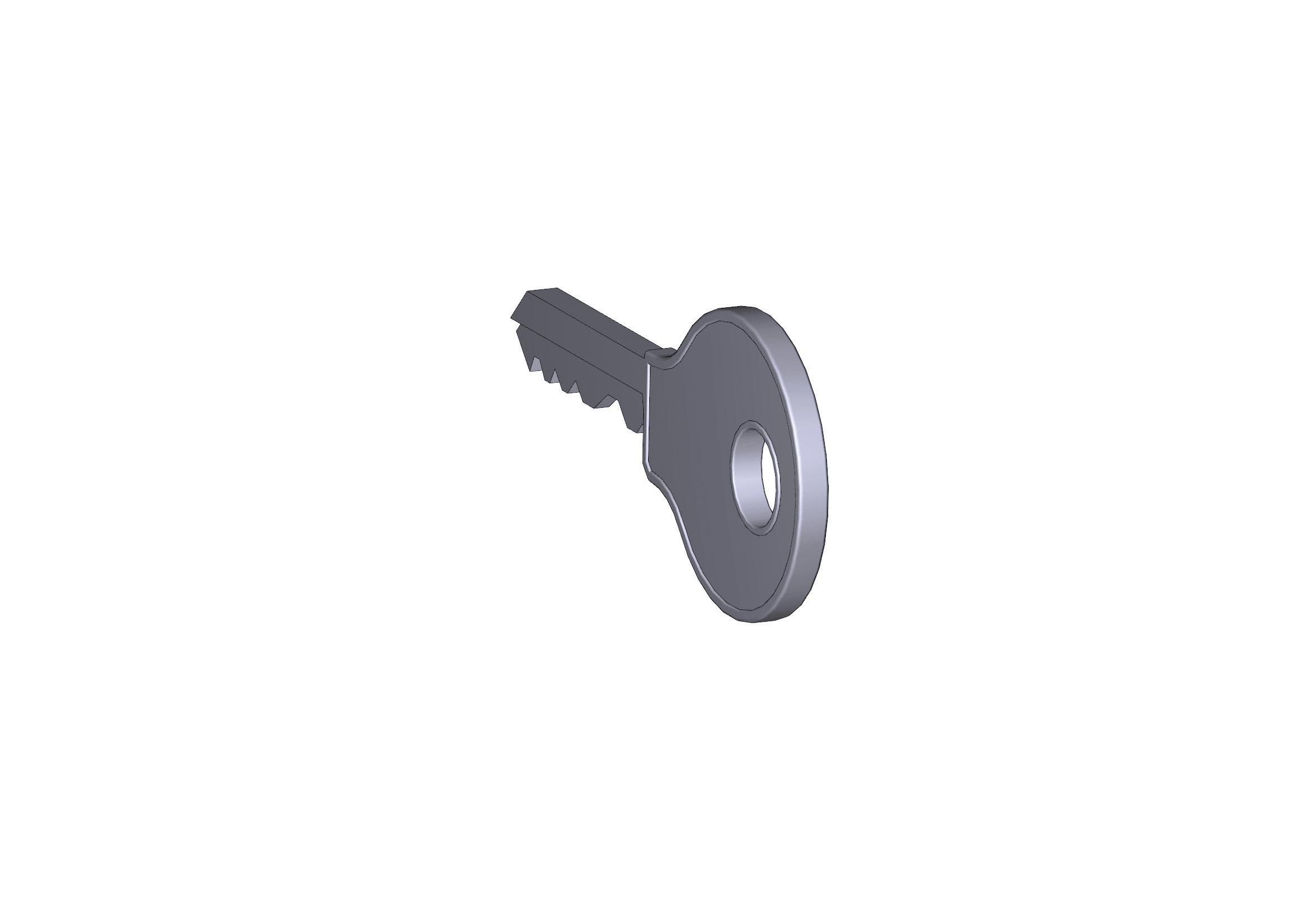 CAME SPA CMC009CGS CHIAVE GREZZA PER CILINDRO DIN VIRO