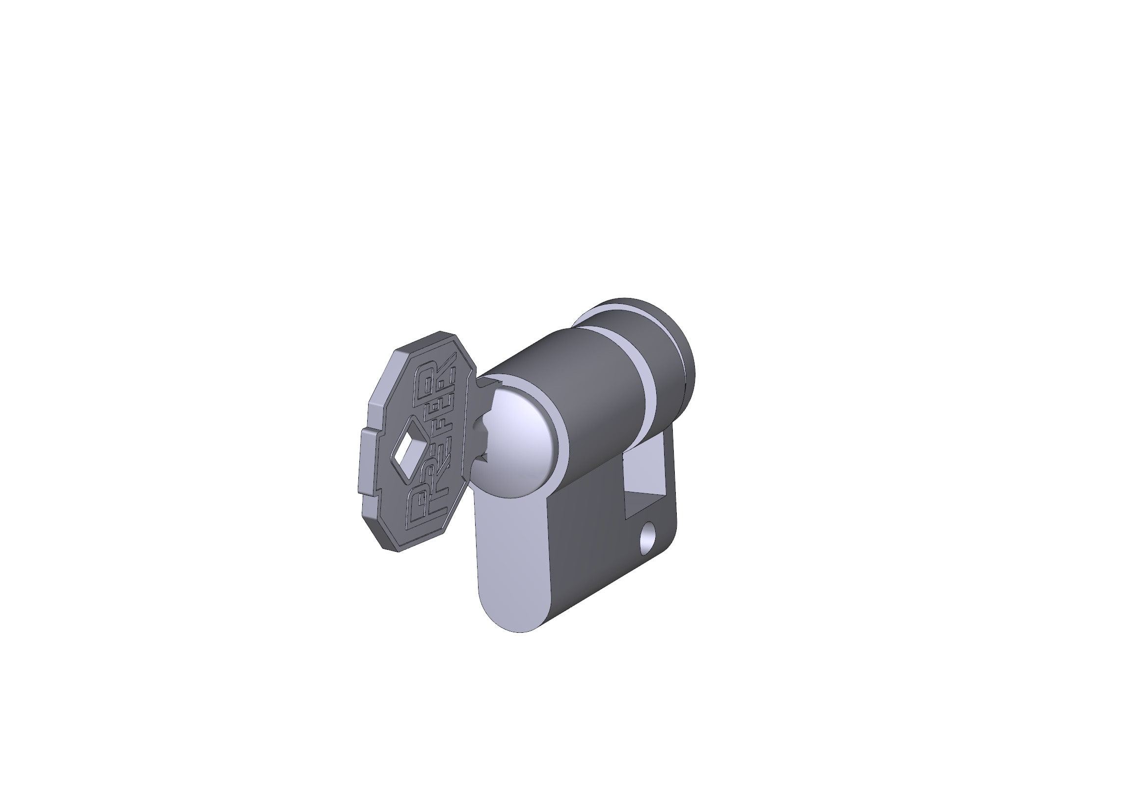 CAME SPA CMC119R36887043 SERRATURA DIN CON CHIAVE PREFER 7043