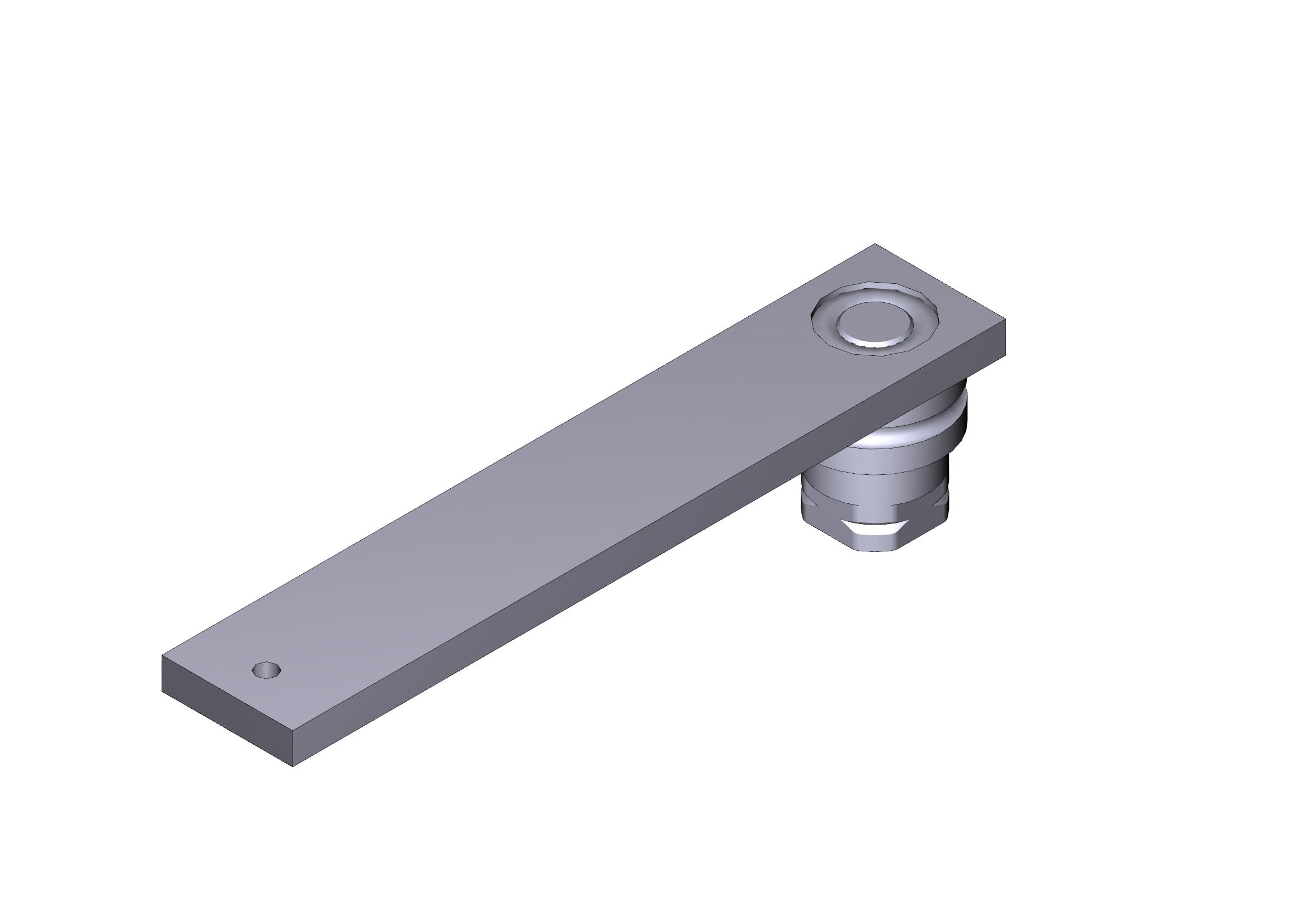 CAME SPA - CMC119RIA075 STAFFA FISSAGGIO CANCELLO - FROG-J