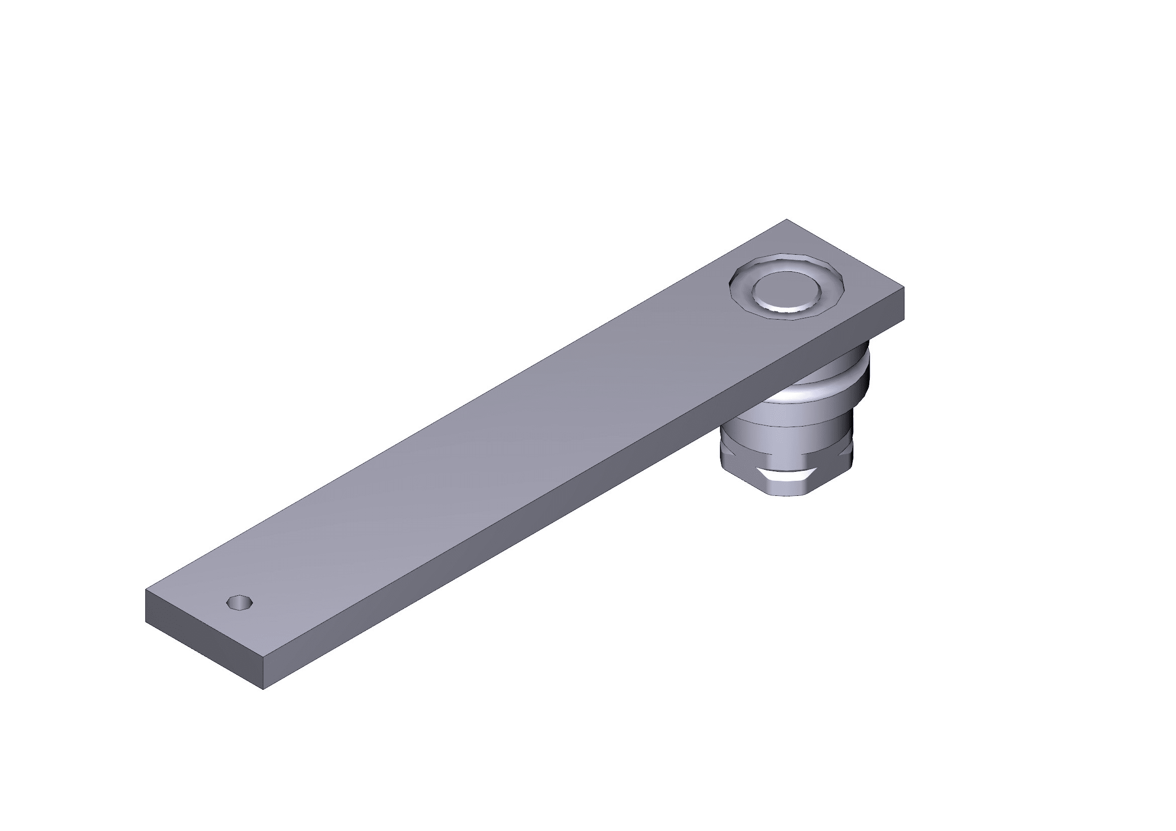 CAME SPA - CMC119RIA075 STAFFA FISSAGGIO CANCELLO - FROG-J