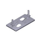 CAME SPA CMC119RIBK001 BASE ANCORAGGIO MOTORIDUTTORE - BK