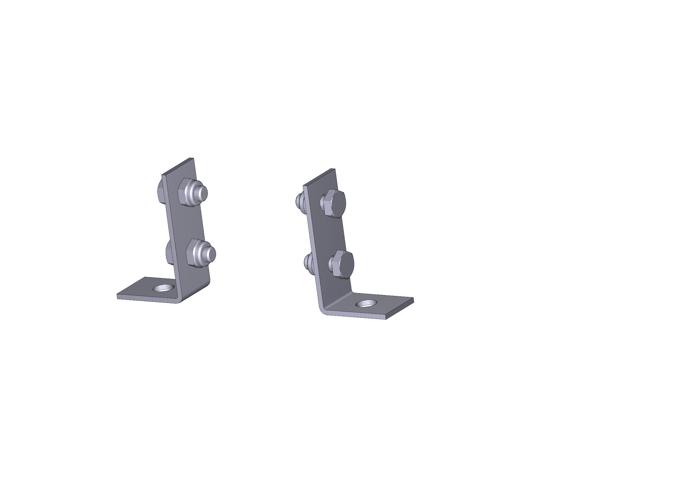 CAME SPA CMC119RIE038 STAFFE FISSAGGIO A SOFFITTO VER