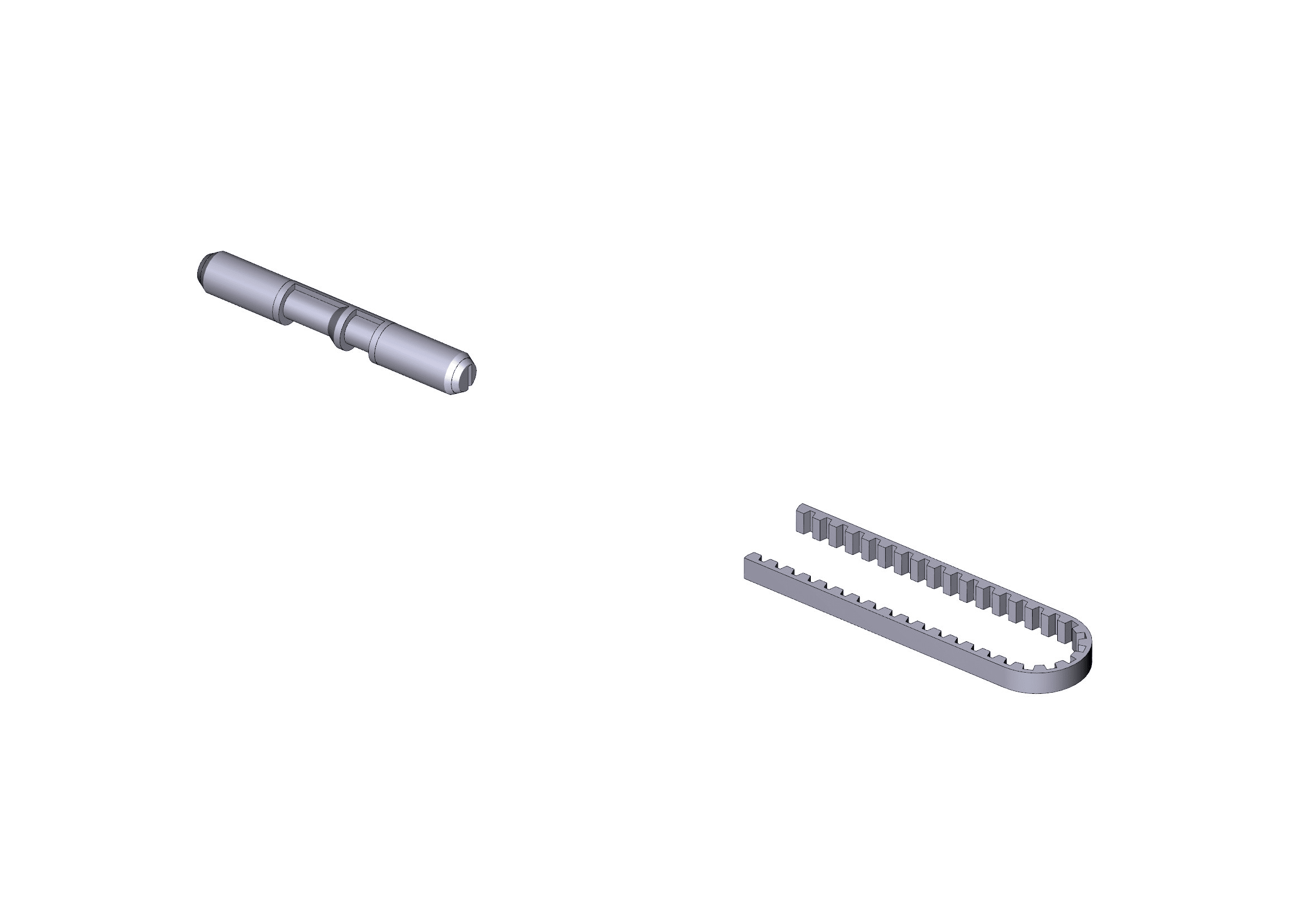 CAME SPA CMC119RIE122 CINGHIA TRASMISSIONE - V0686 L=6,7M