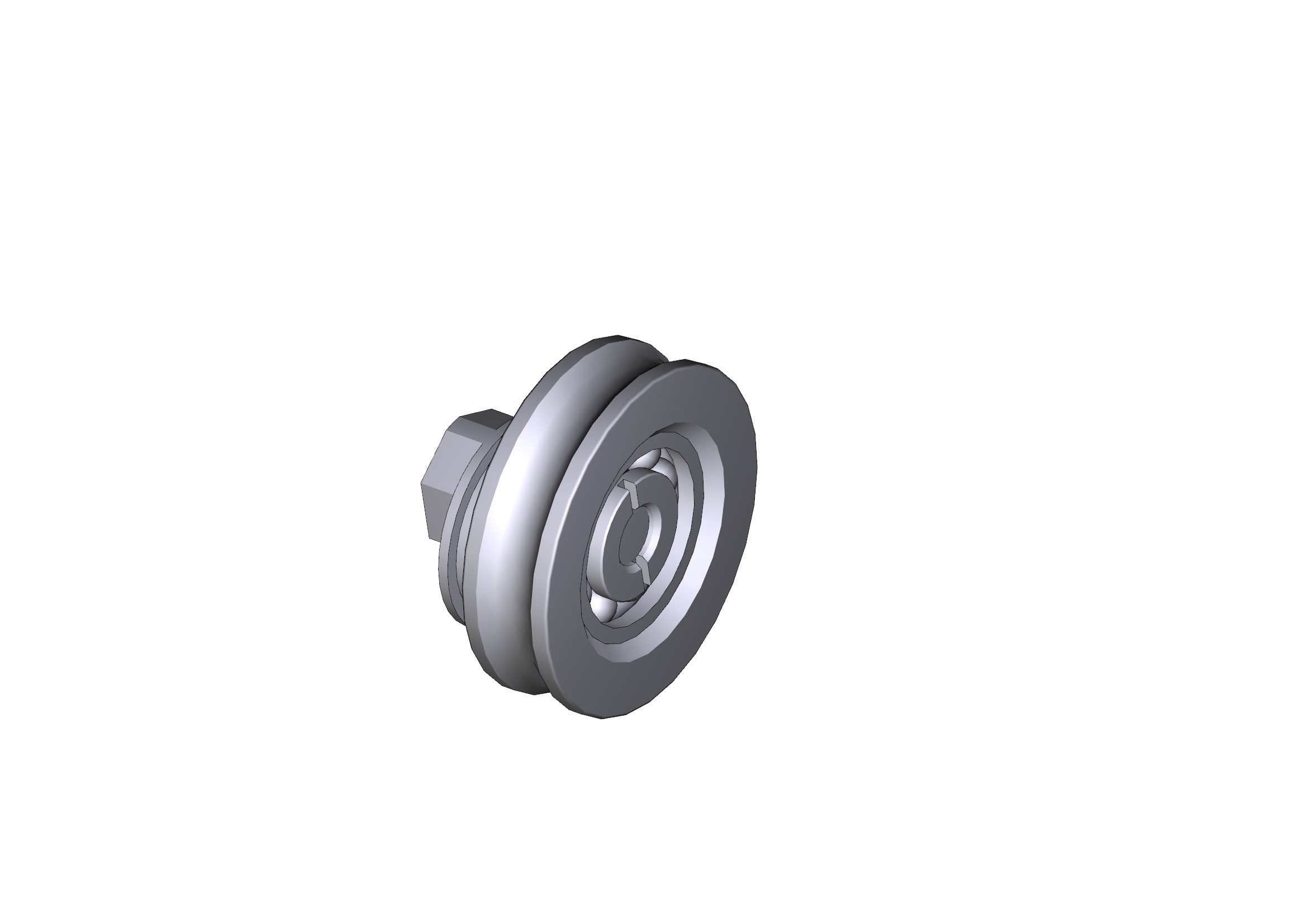 CAME SPA CMC119RIP136 RUOTA CARRELLO SIPARIO
