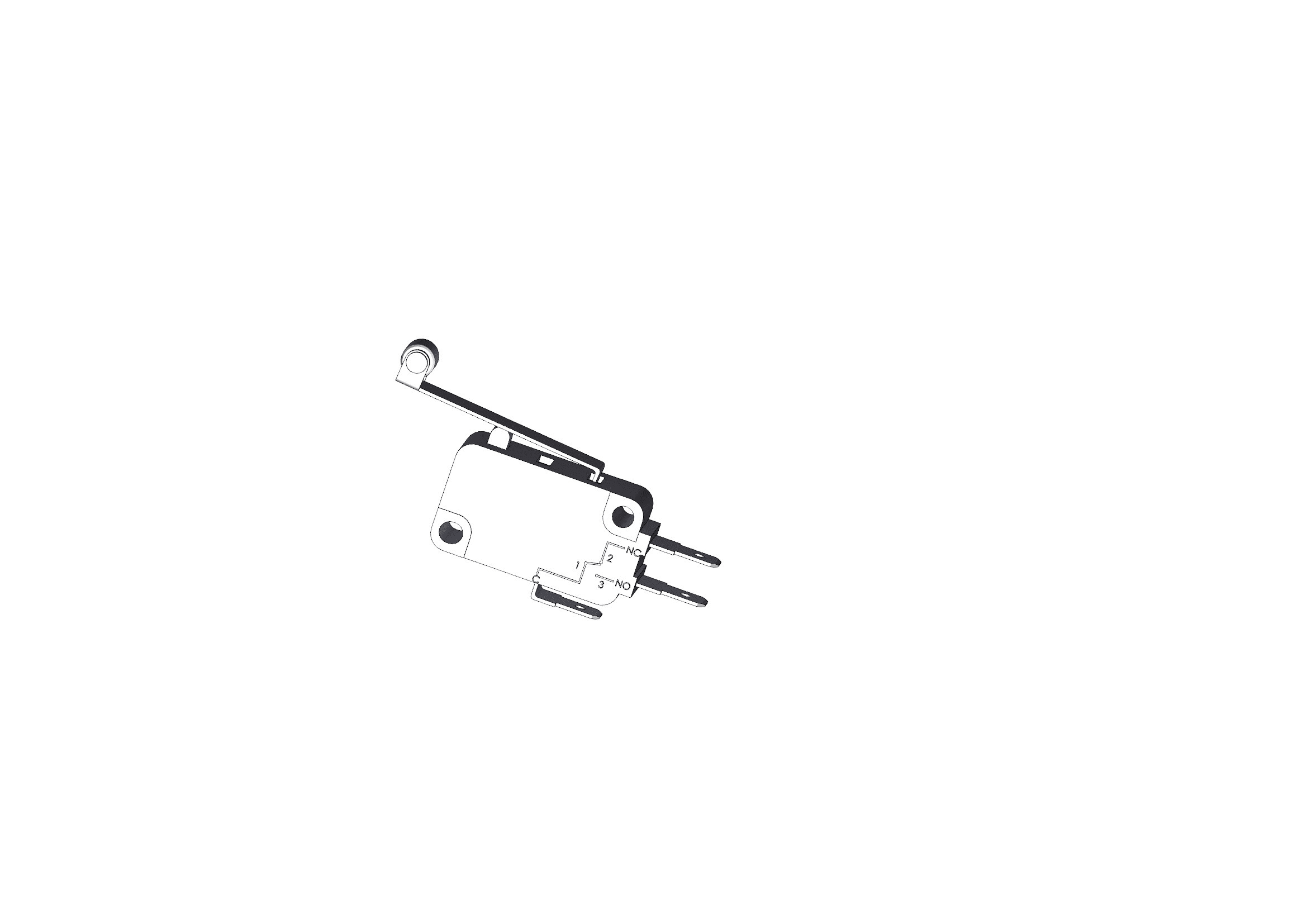 CAME SPA CMC119RIR087 MICROINTERRUTTORI LEVA LUNGA ROT. 10PZ