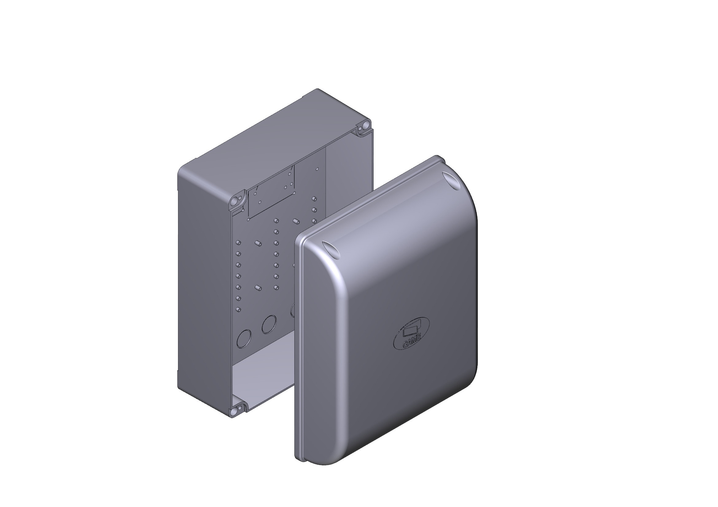 CAME SPA CMC119RIR315 COPERCHIO E BASE QUADRO 200X270MM