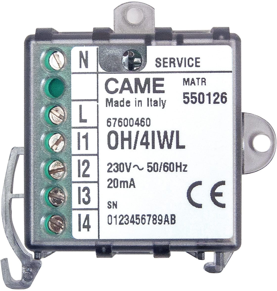 CAME SPA - CMC67600460 OH/4IWL MODULO 4 INGRESSI DIGITALI RADIO