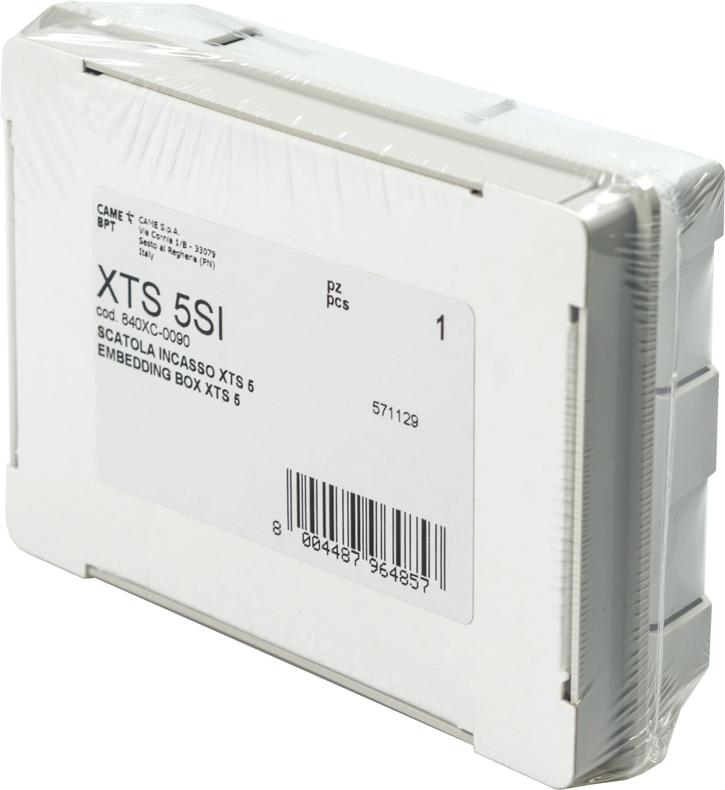 CAME SPA CMC840XC-0090 XTS 5SI- SCATOLA INCASSO XTS 5