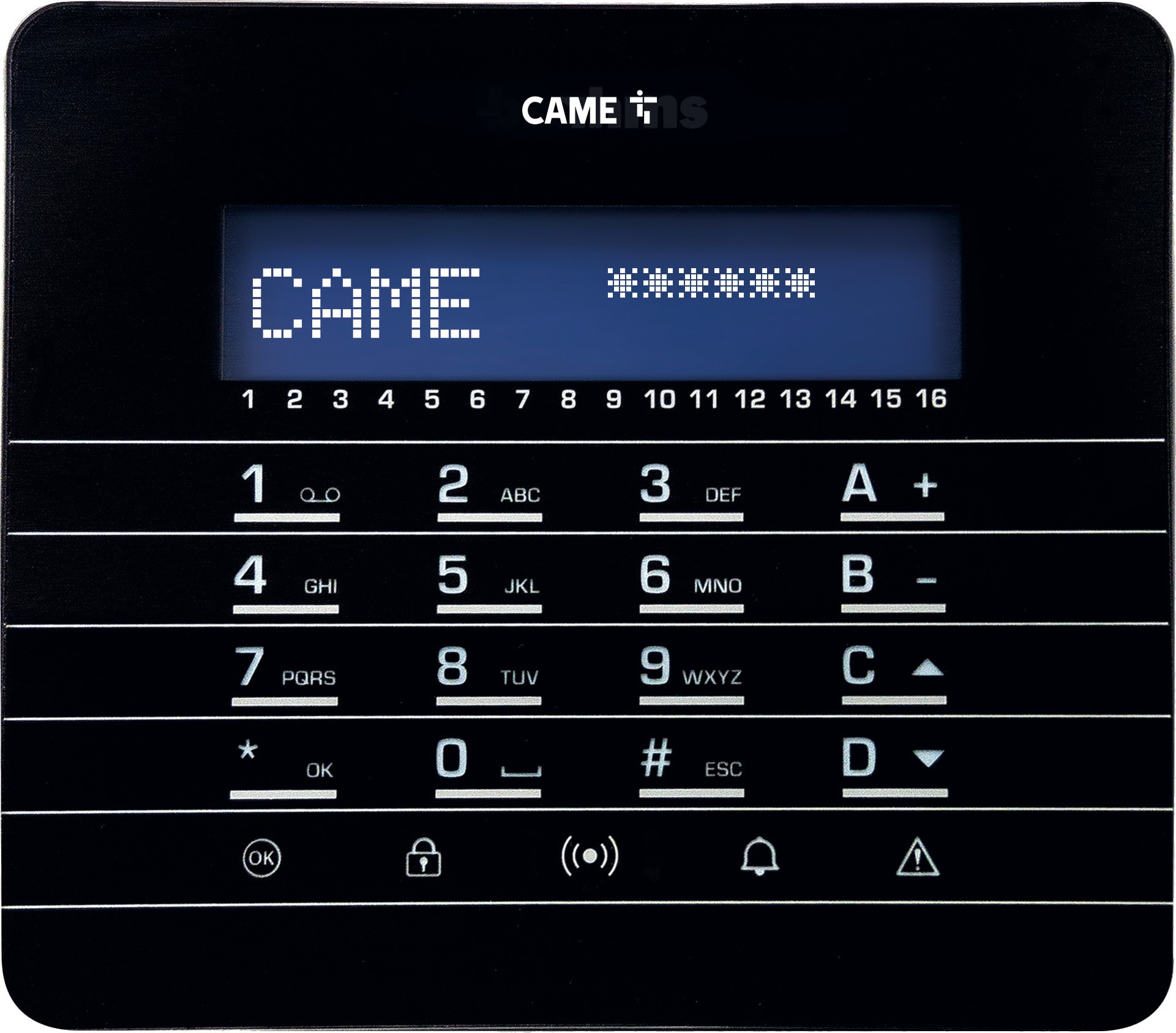 CAME SPA - CMC846CA-0140 PXWKTN02 TASTIERA NERA RADIO SIST.PXC2
