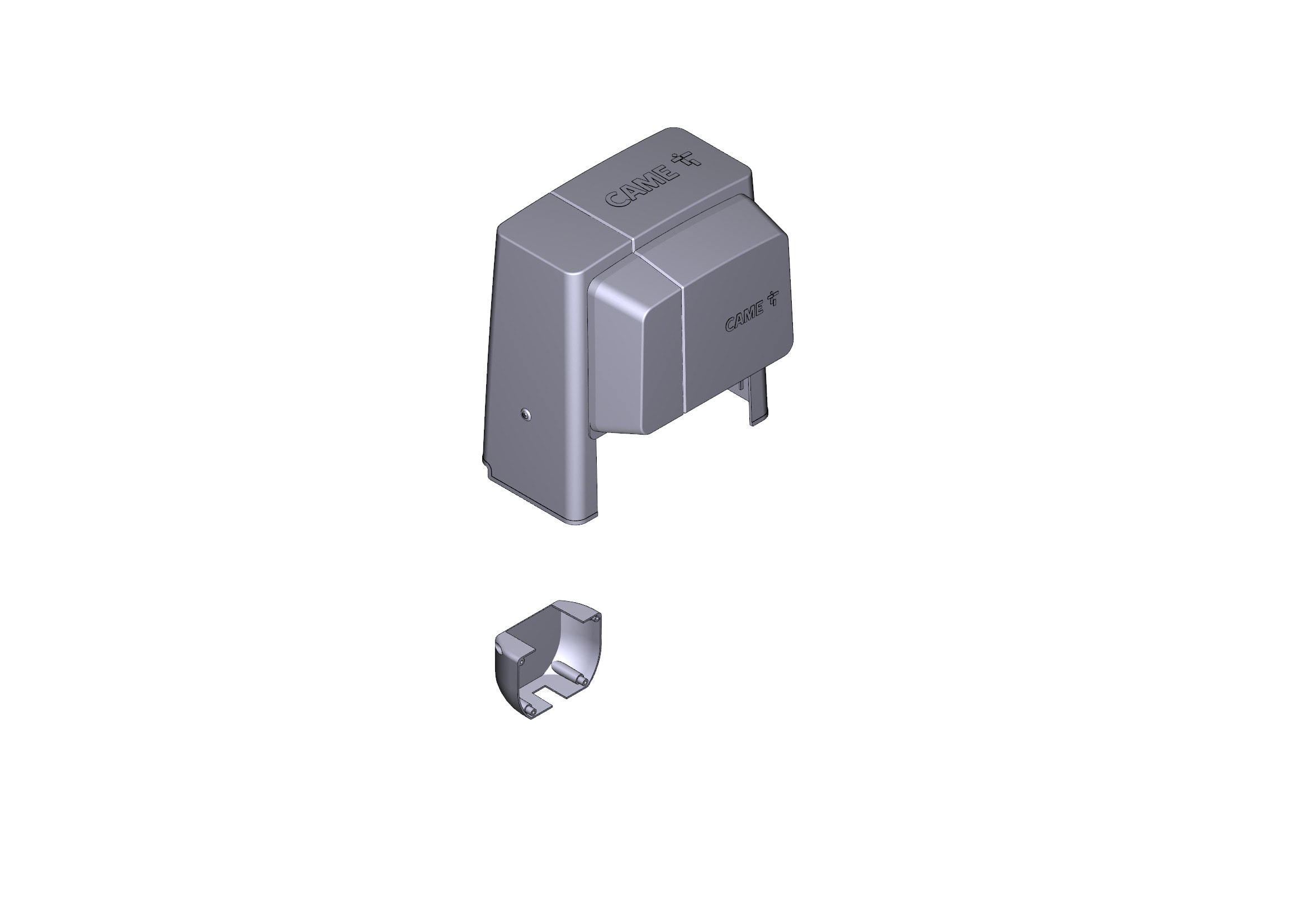 CAME SPA CMC88001-0108 GRUPPO COVER BX DARK GREY RAL 7024