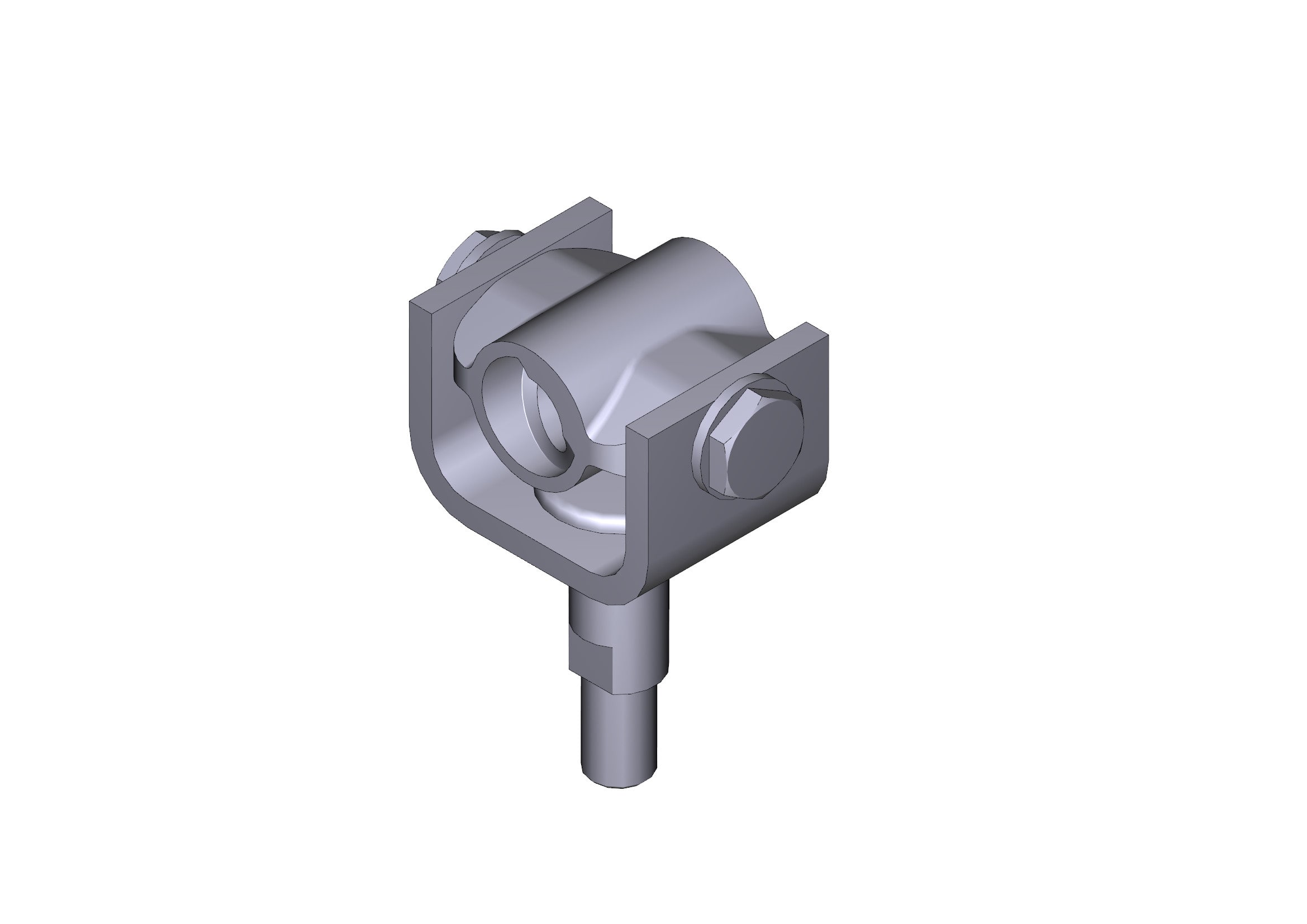 CAME SPA CMC88001-0127 BOCCOLA MADREVITE+STAFFA SERIE AMICO