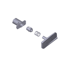 CAME SPA - CMC88001-0163 GRUPPO LEVA SBLOCCO BXV