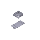 CAME SPA CMC88001-0169 BASE E COPERCHIO SCHEDA SDN/BXV