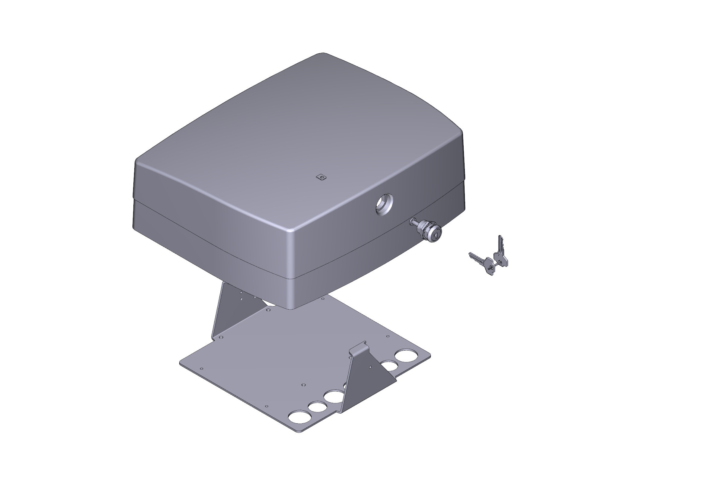 CAME SPA CMC88003-0043 COPERCHIO-SERRATURA GPX40