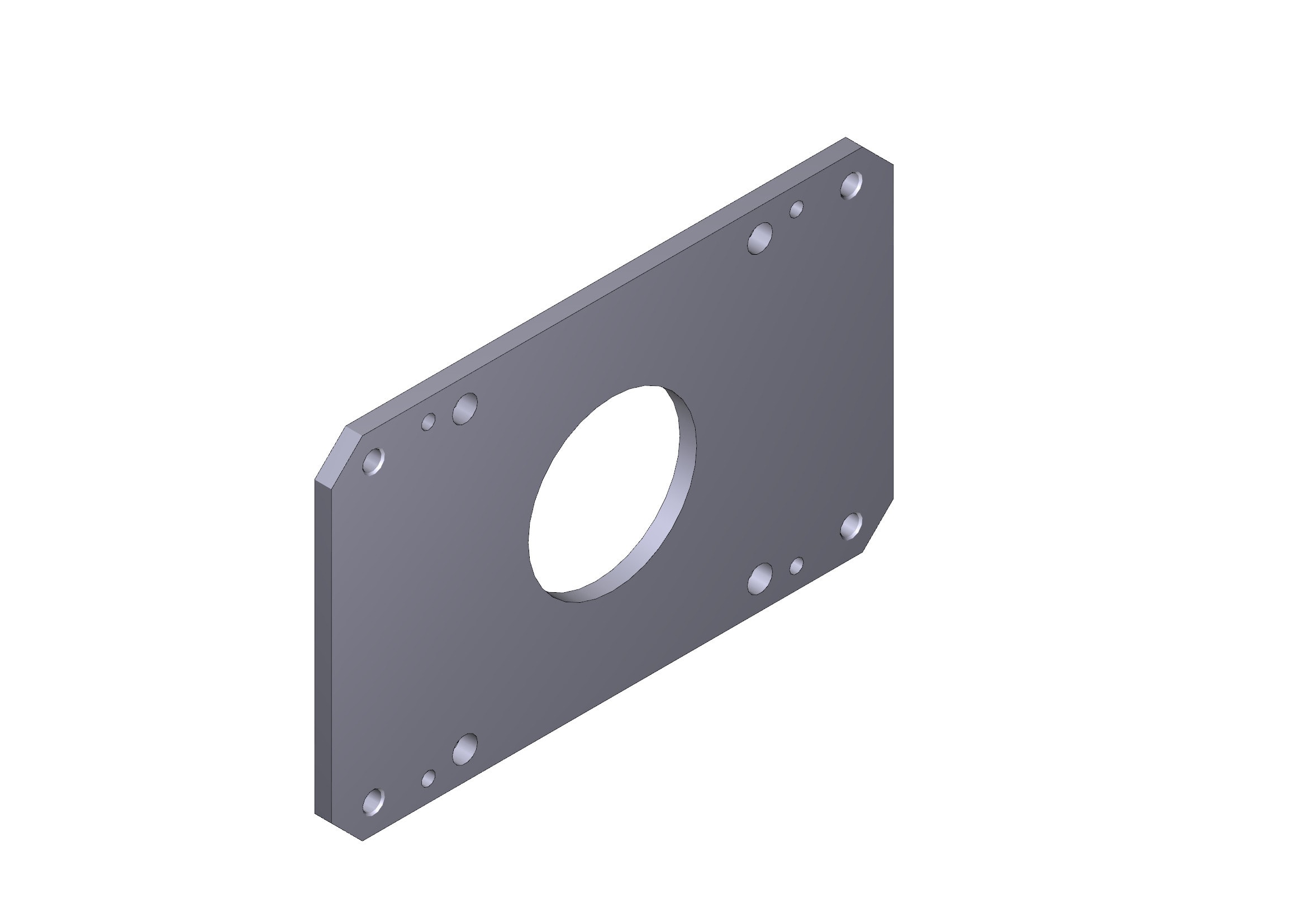 CAME SPA - CMC88003-0073 PIASTRA INTERMEDIA ATTACCO ASTA GT4-GX4