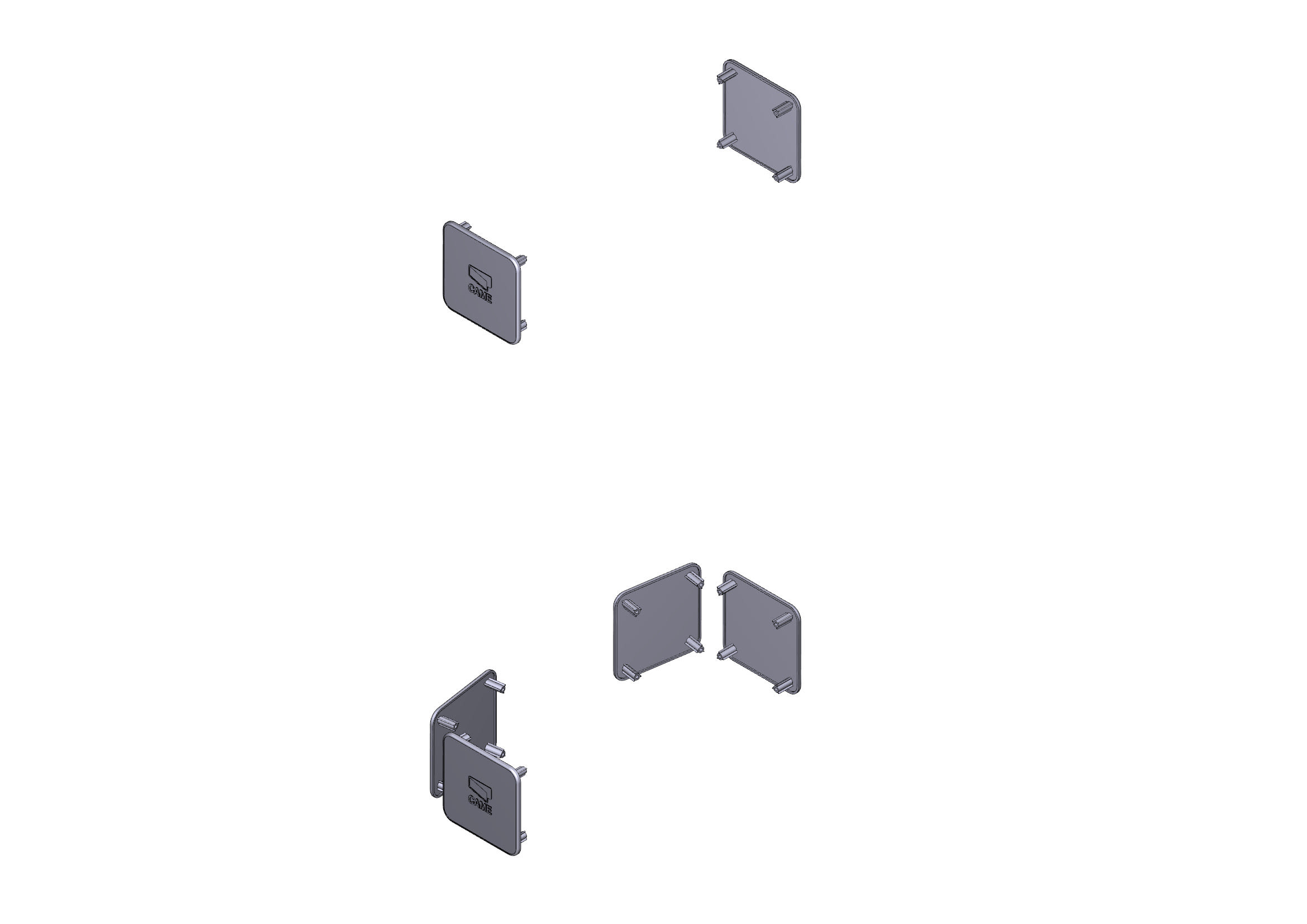 CAME SPA - CMC88003-0112 COPRIFORO ARMADIO G4000 G5000 G6000 5PZ