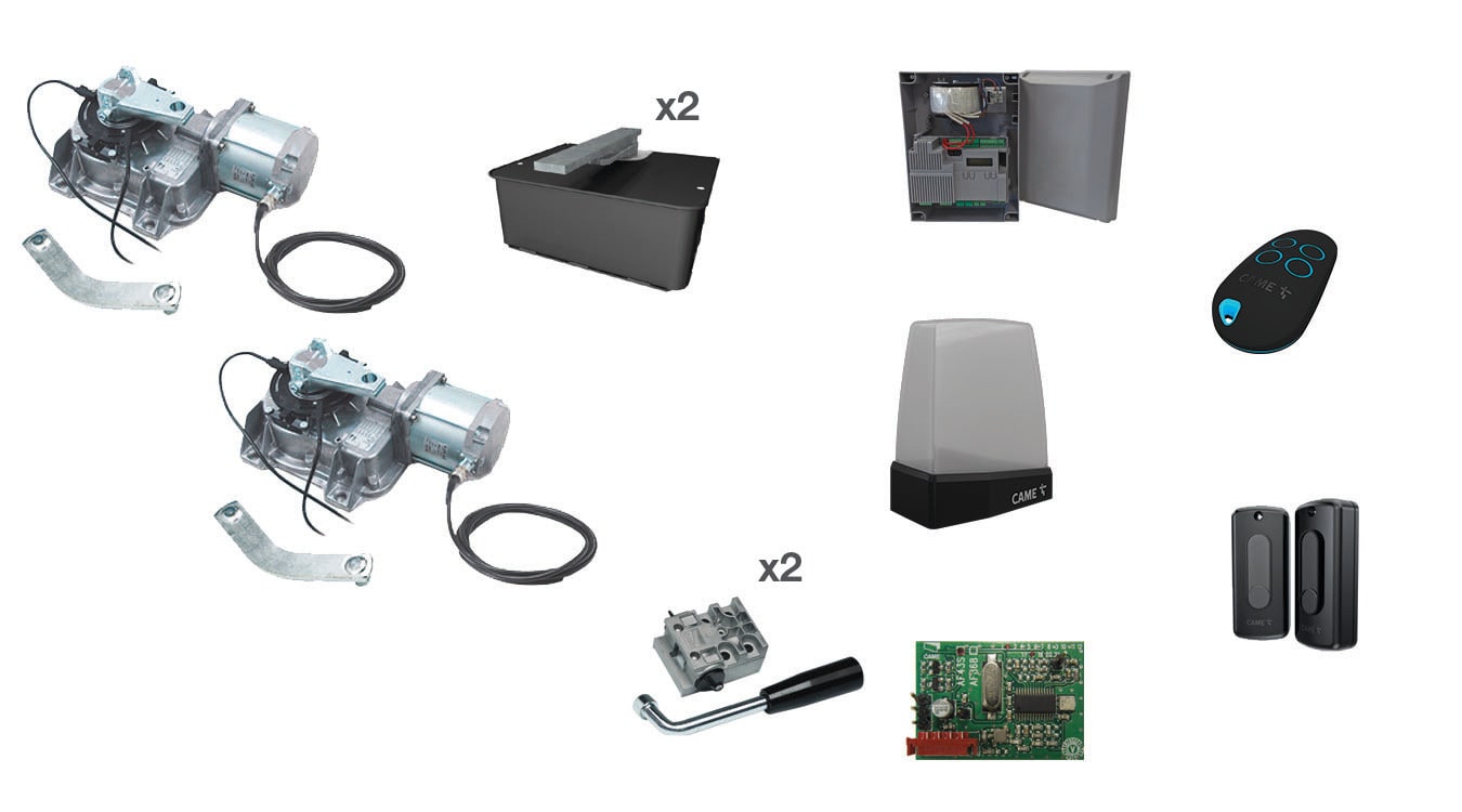 CAME SPA - CMC8K01MI-006 KIT INTERRATO FROG 3.5M 24V 2 MOT ZLXS