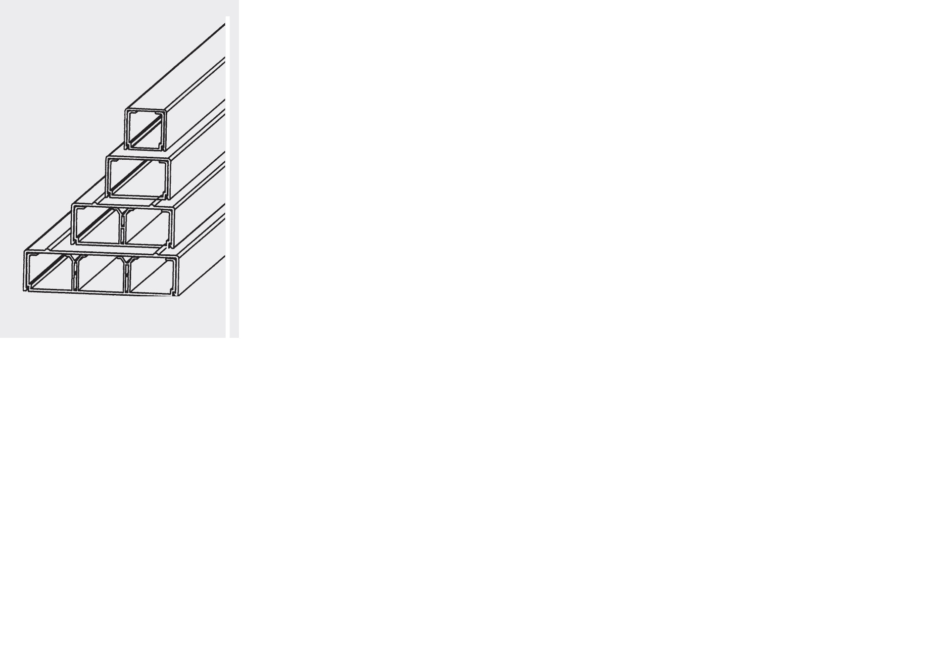 CANALPLAST CANG46BEU MINICAN.60X20X2SEP.B9010