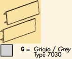 CANALPLAST CANSMT121 COPERCHIETTO SMT120 L=5CM GRI