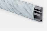 CANALPLAST CANTRSMC8 BAT.TR2000 75X25 COL. MARMO CARRARA