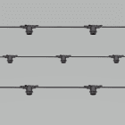 LAMPO LIGHTING TECHN LMOCTN11E27BI CATENARIA PTL E27 IP65 BIANCA - 11 M