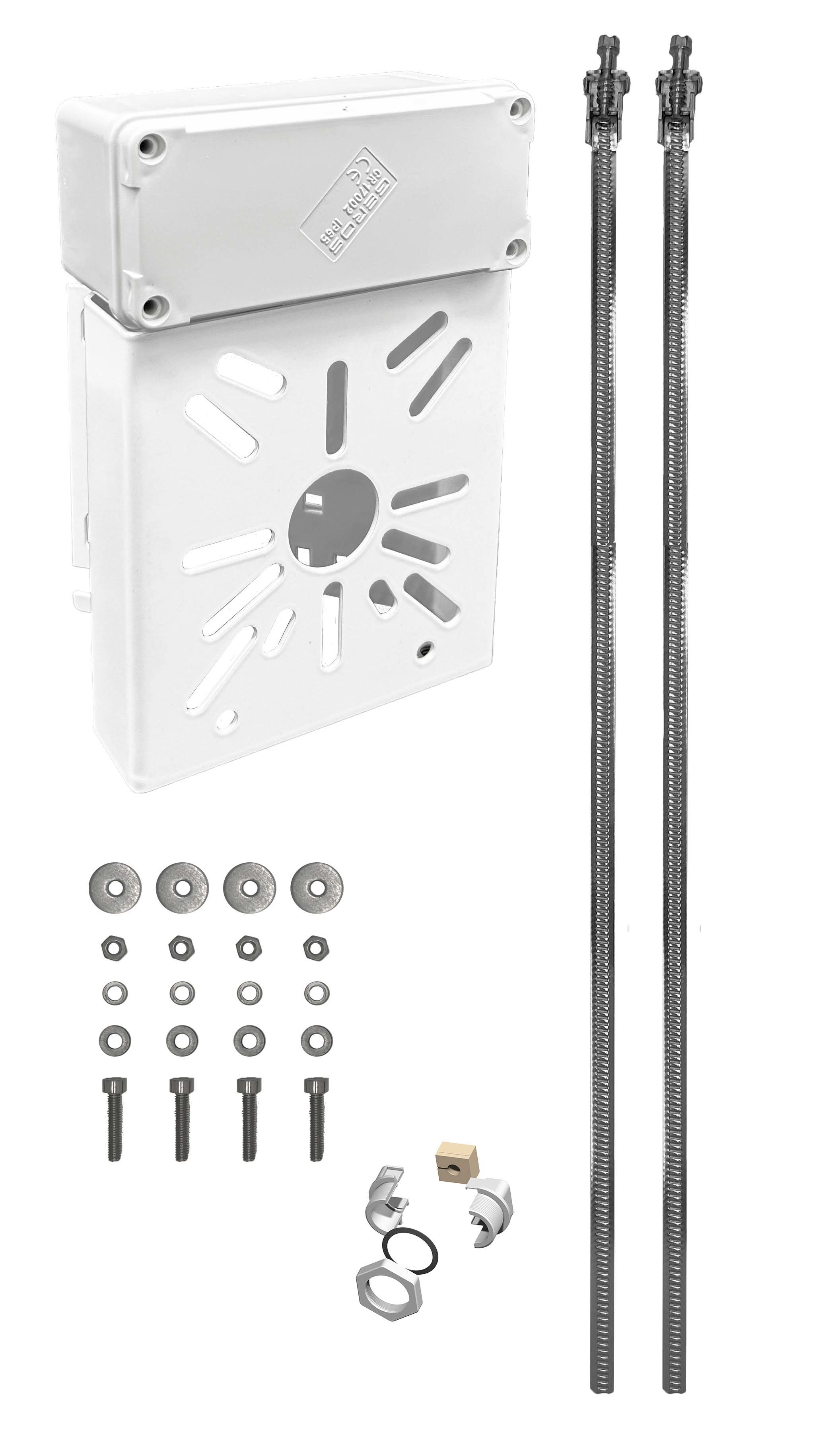 UNIERRE SRL-UNISTAB URRCB3412FB STAFFA ACCZG BI BOXPVC55IP65 2FA PALID60