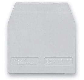 CABUR SRL CBRCB431GR CB10/PT/GR PIASTRINA TERMINALE GRIGIA