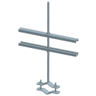 C.B.D. CBDA054000 ZANCA C/FERRO U 30X15X4 C/BARR.10MA