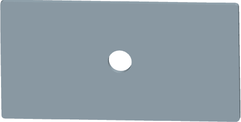 C.B.D. - CBDA057805 CONTROPIASTRA PREZIN 135X60X4 1FORO