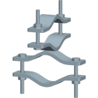 C.B.D. CBDA062300 GIUNTO CROCE X PALI 42-90MM