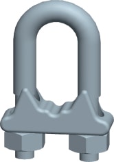 C.B.D. CBDA080800 MORSETTO PER FUNE 3/16 5MM