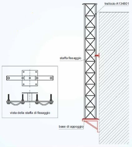 C.B.D. - CBDA135604 KIT FISSAGGIO 1348/01 FISSAG A MURO